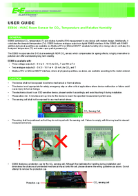 Thumbnail of document Manual - EE800 HVAC Room Transmitter for CO2, RH, and Temperature